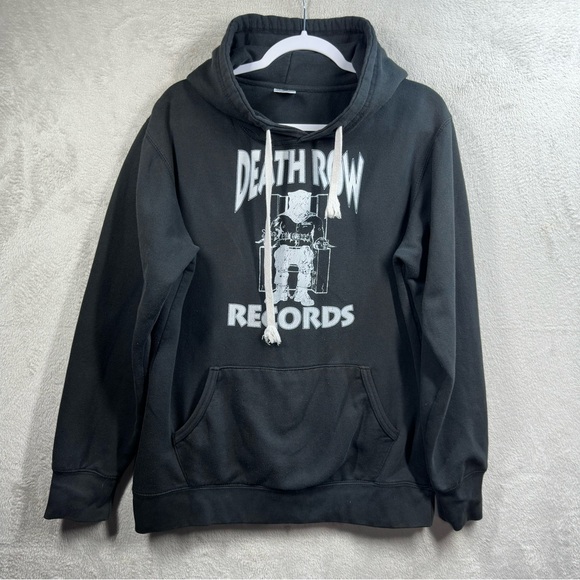 Crooks & Castles Other - Crooks & Castles Death Row Records Hoodie Black Rap Y2K Grunge Hip Hop Size M